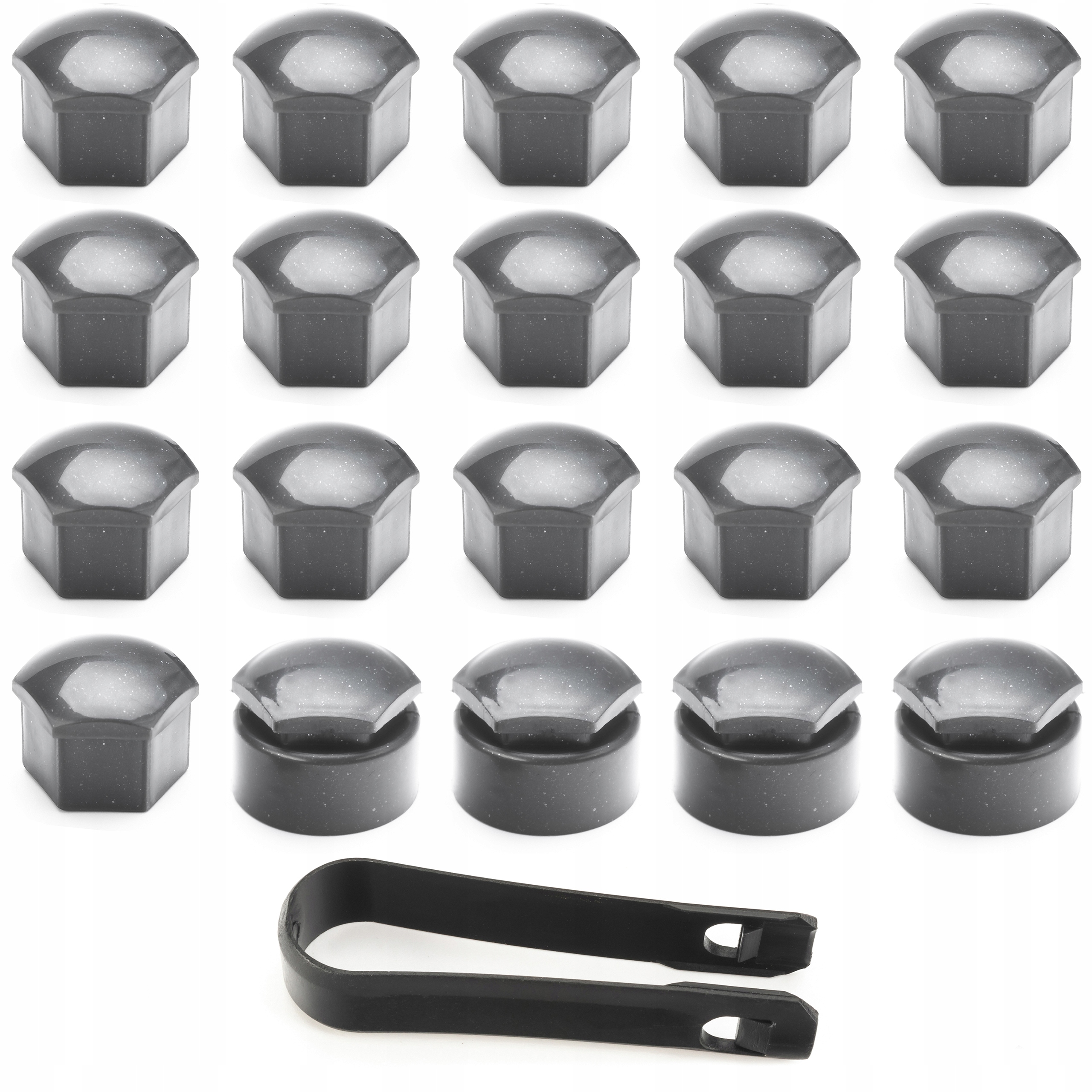 Zdjęcie AWparts NAKŁADKI SZARE NA ŚRUBY FELG 17mm