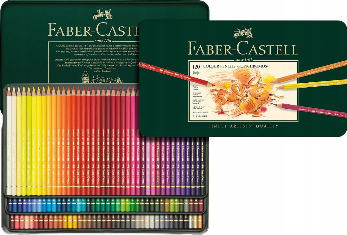 Pastelky Faber-Castell Polychromos 120 barev