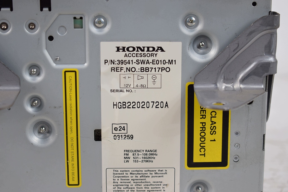RADIO navigacija * HONDA CR-V III 39541-SWA-E010-M1