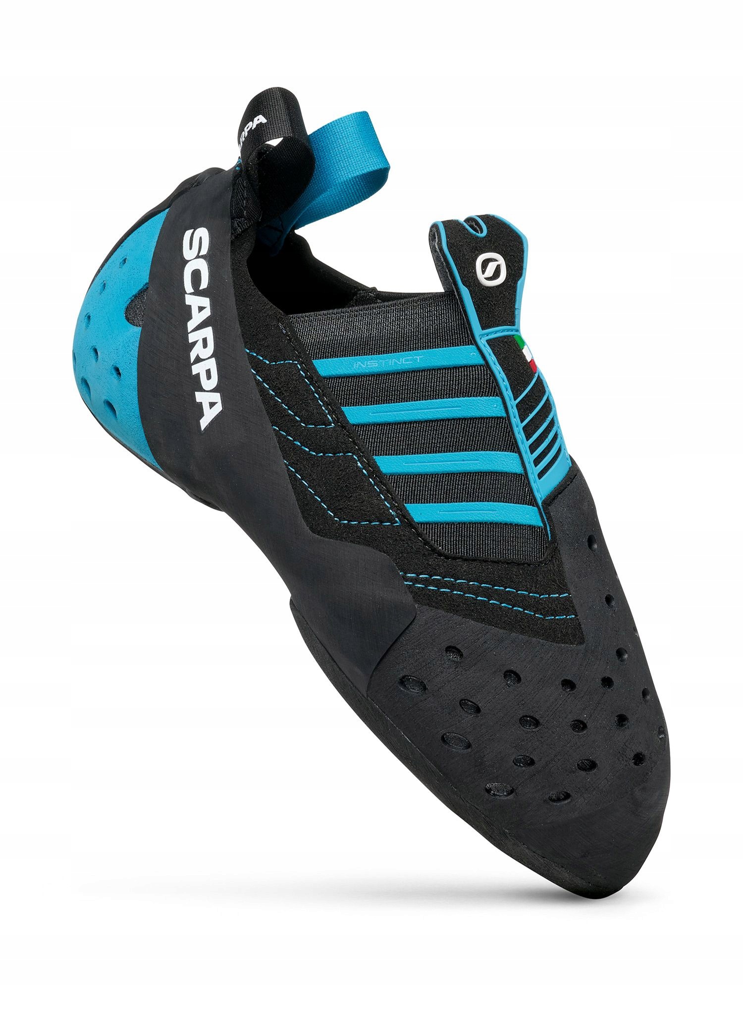 Buty wspinaczkowe Scarpa Instinct S black/azure 42.5