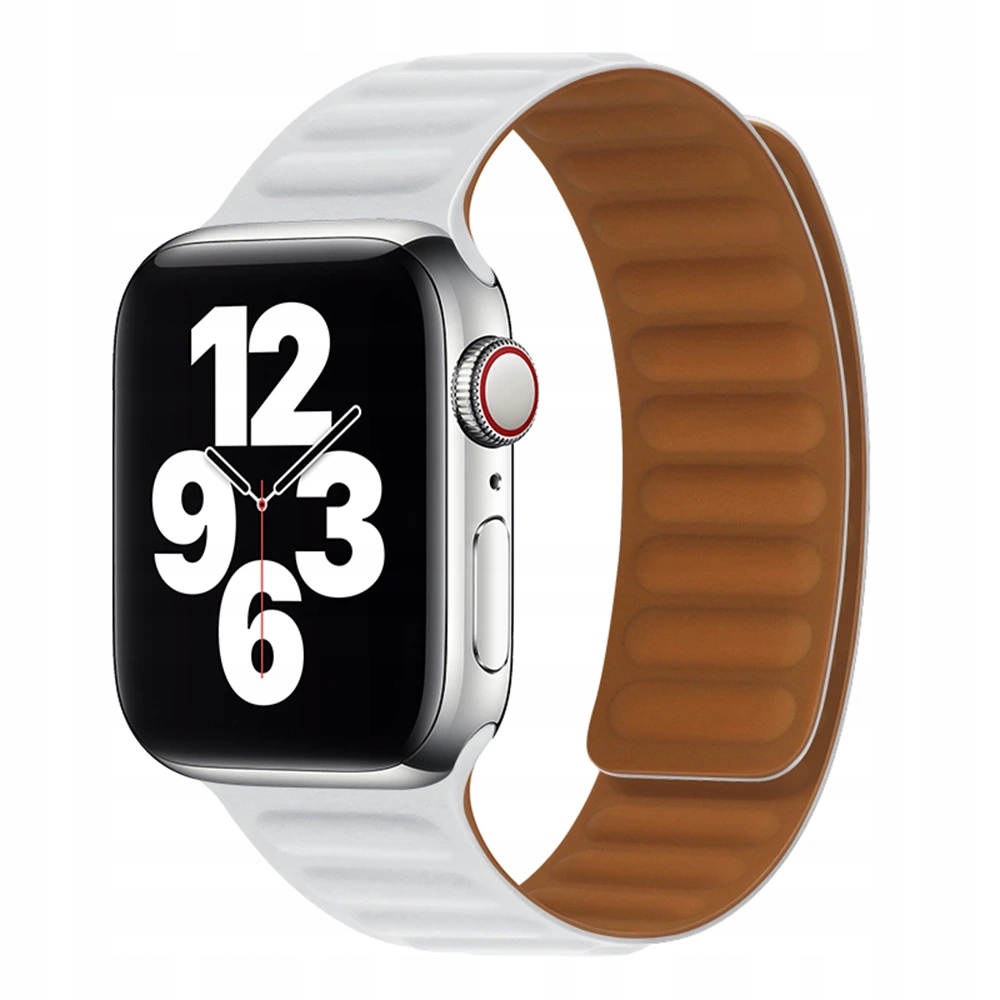 Techsuit Pasek Apple Watch 1/2/3/4/5/6/7/8/SE/SE 2/Ultra Biały