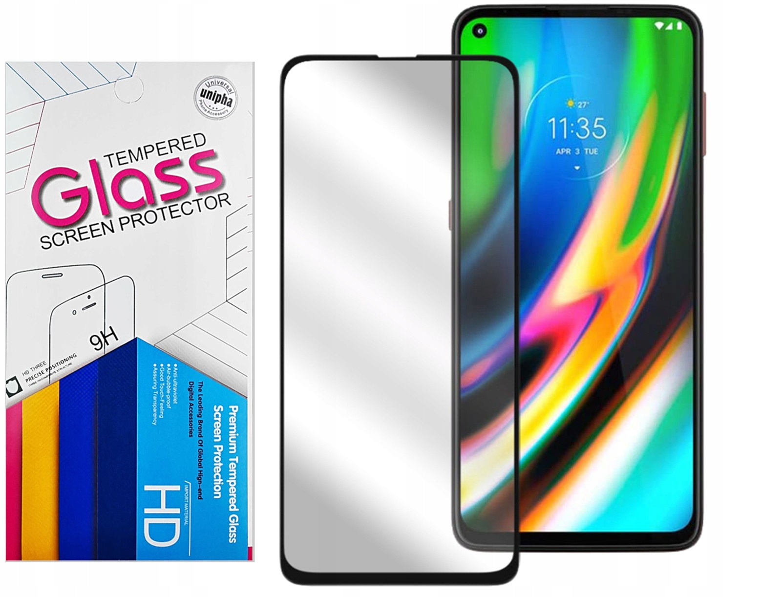 

Szkło Hartowane 5D Full Do Motorola Moto G9 Plus