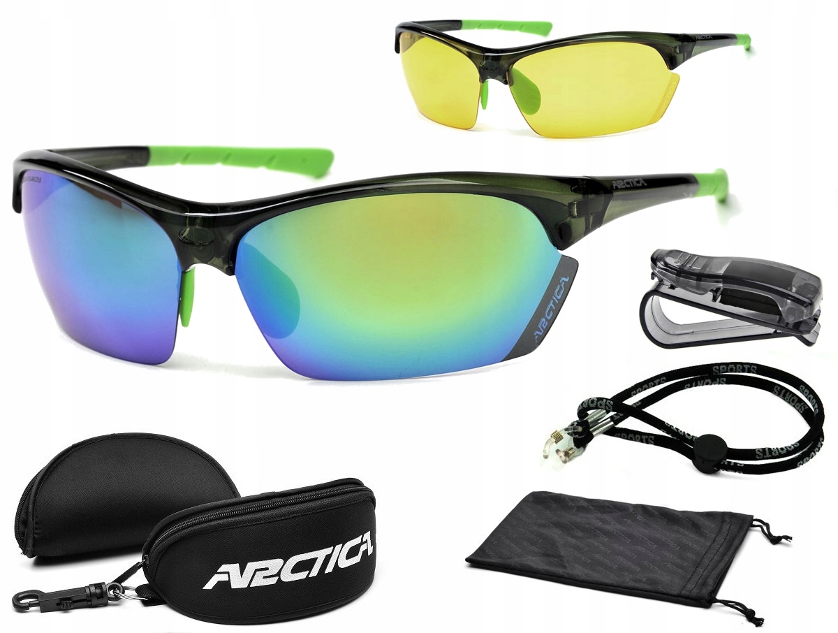 Brýle Arctica S-312B Polarizace Sluneční Cyklistické, Vyměnitelná Skla
