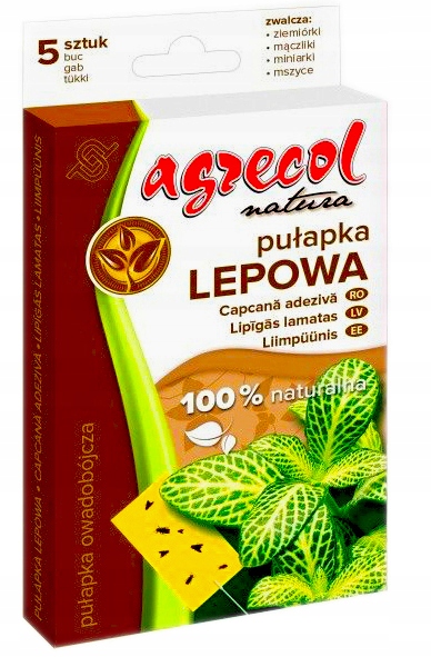 

Żółty Lep Do Doniczek Na Ziemiórki Agrecol 5szt