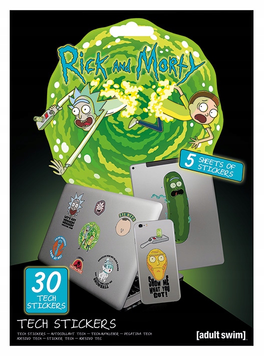 Naklejki na laptopa Pyramid Rick and Morty TS7410