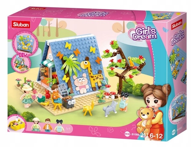 

Klocki Sluban Domek Kempingowy namiot Lego