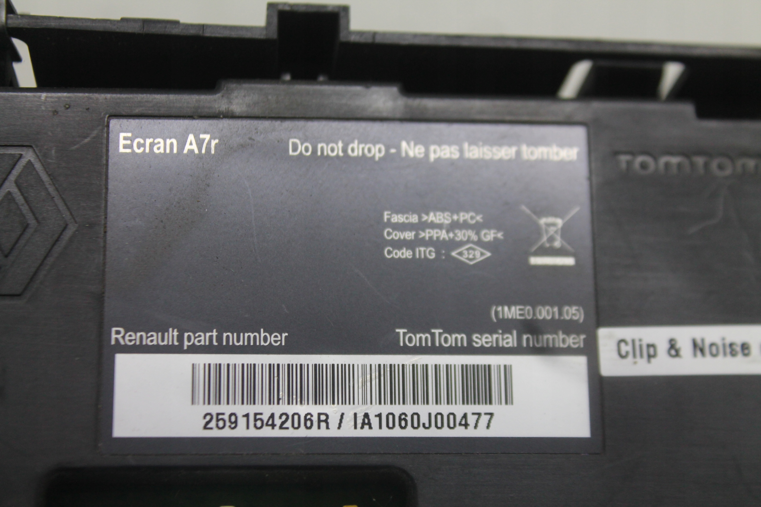 display navigation 259154206R RENAULT LAGUNA III