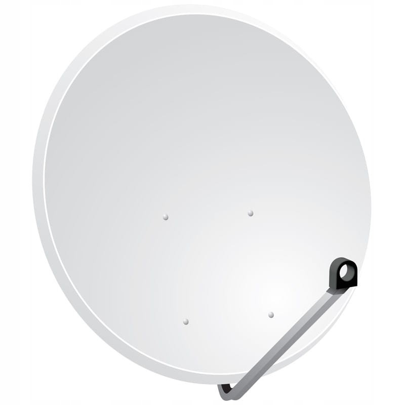 Satelitní anténa 80 cm bílá