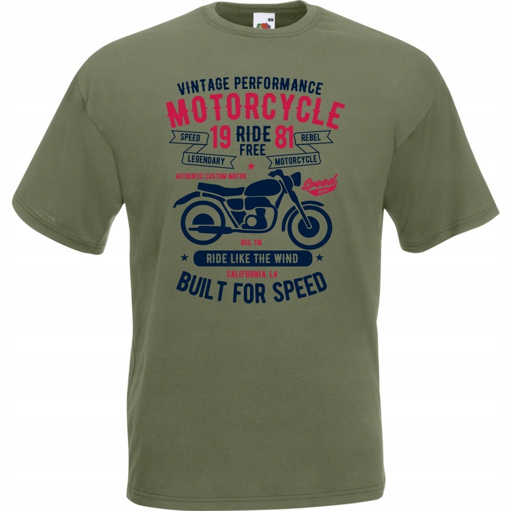 

Koszulka motocykl motor motocyklista kask S oliwko