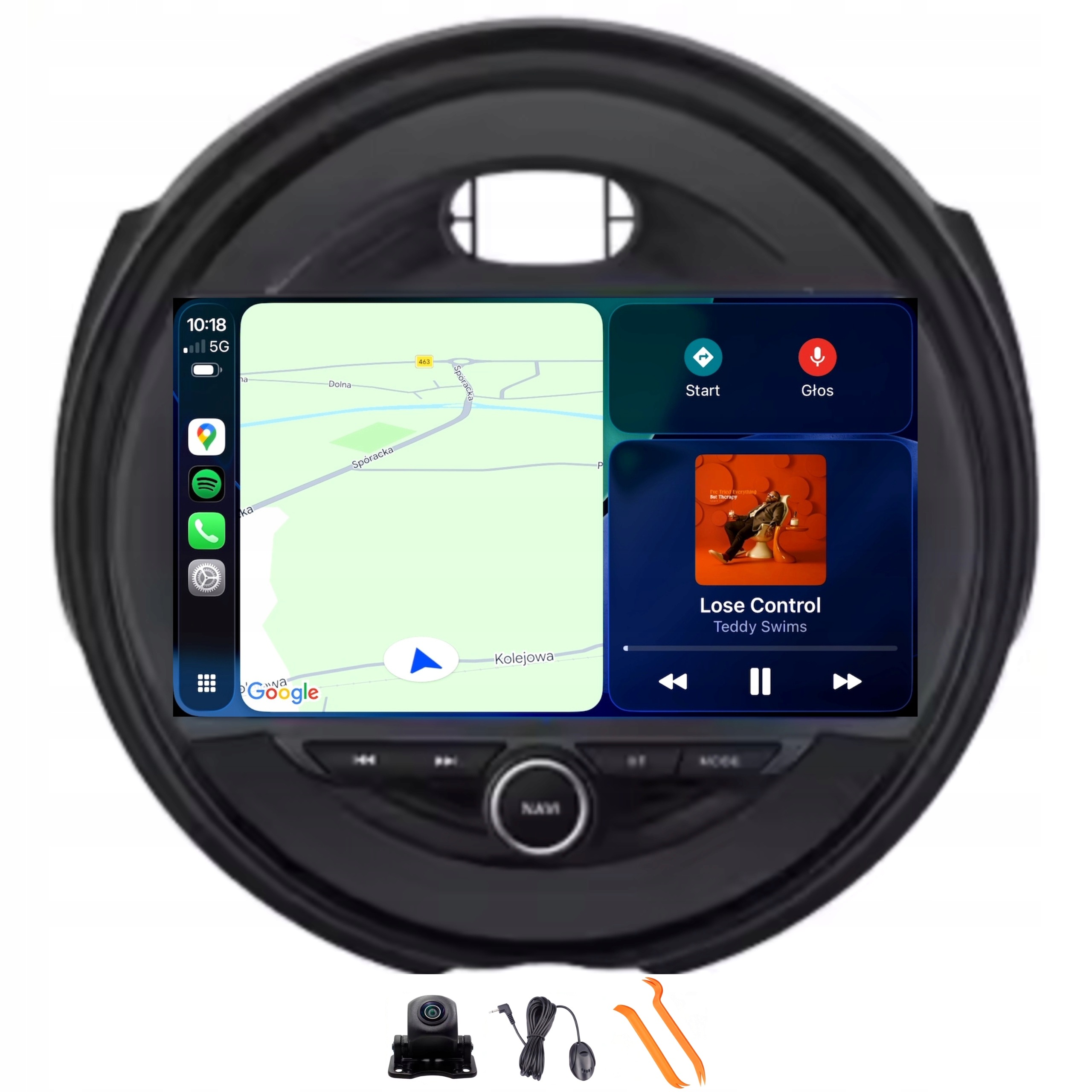Rádio Android Navigace Qled Carplay Lte Gps Bmw Mini F56 F57 Cooper 14-20