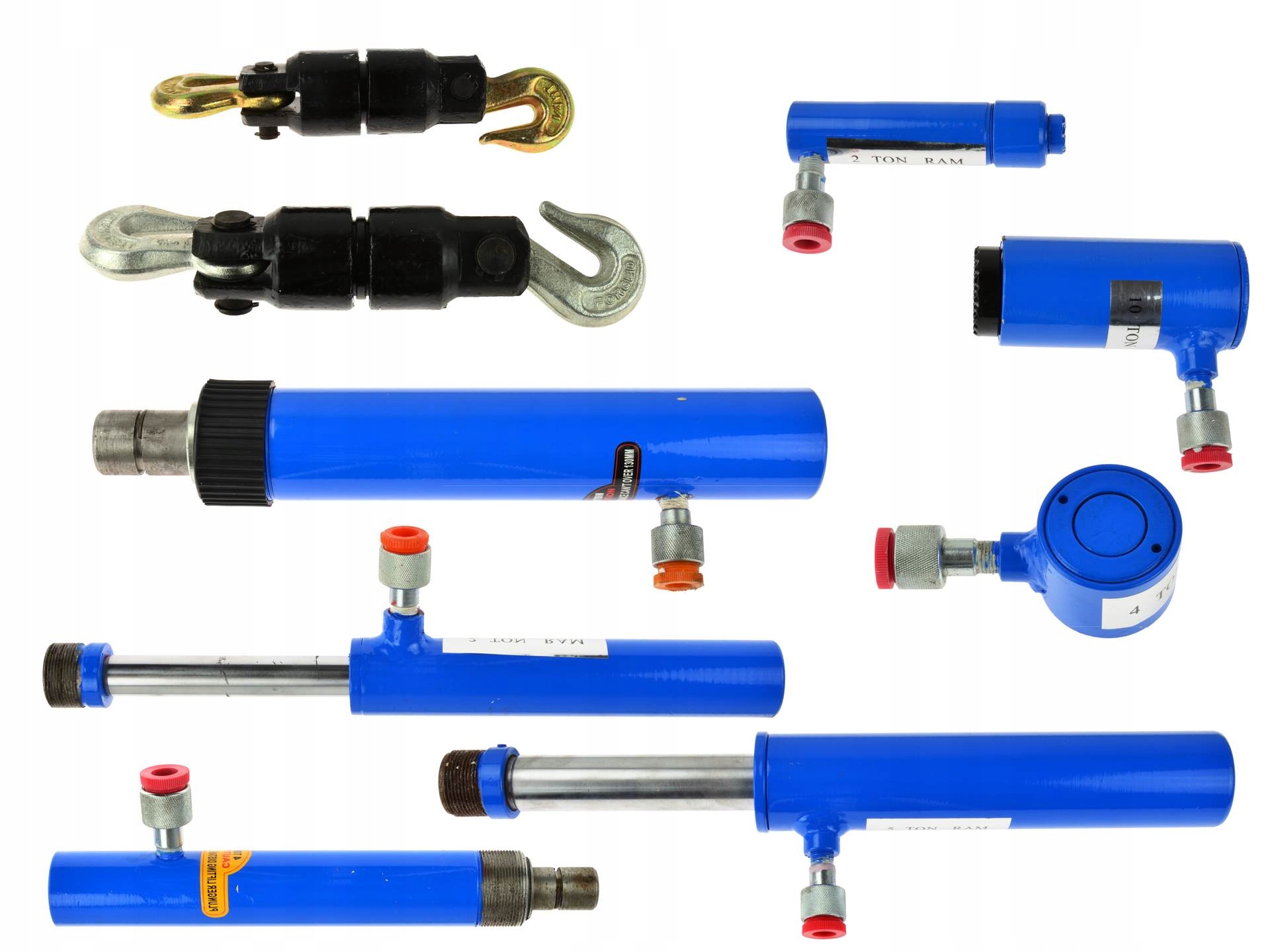Sada pohonů a stahováků hydraulické rozpěry sada 7 dílů
