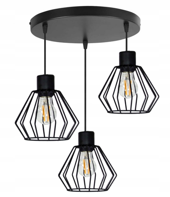 

Lampa Wisząca Sufitowa Żyrandol Zwis Brylant Drut