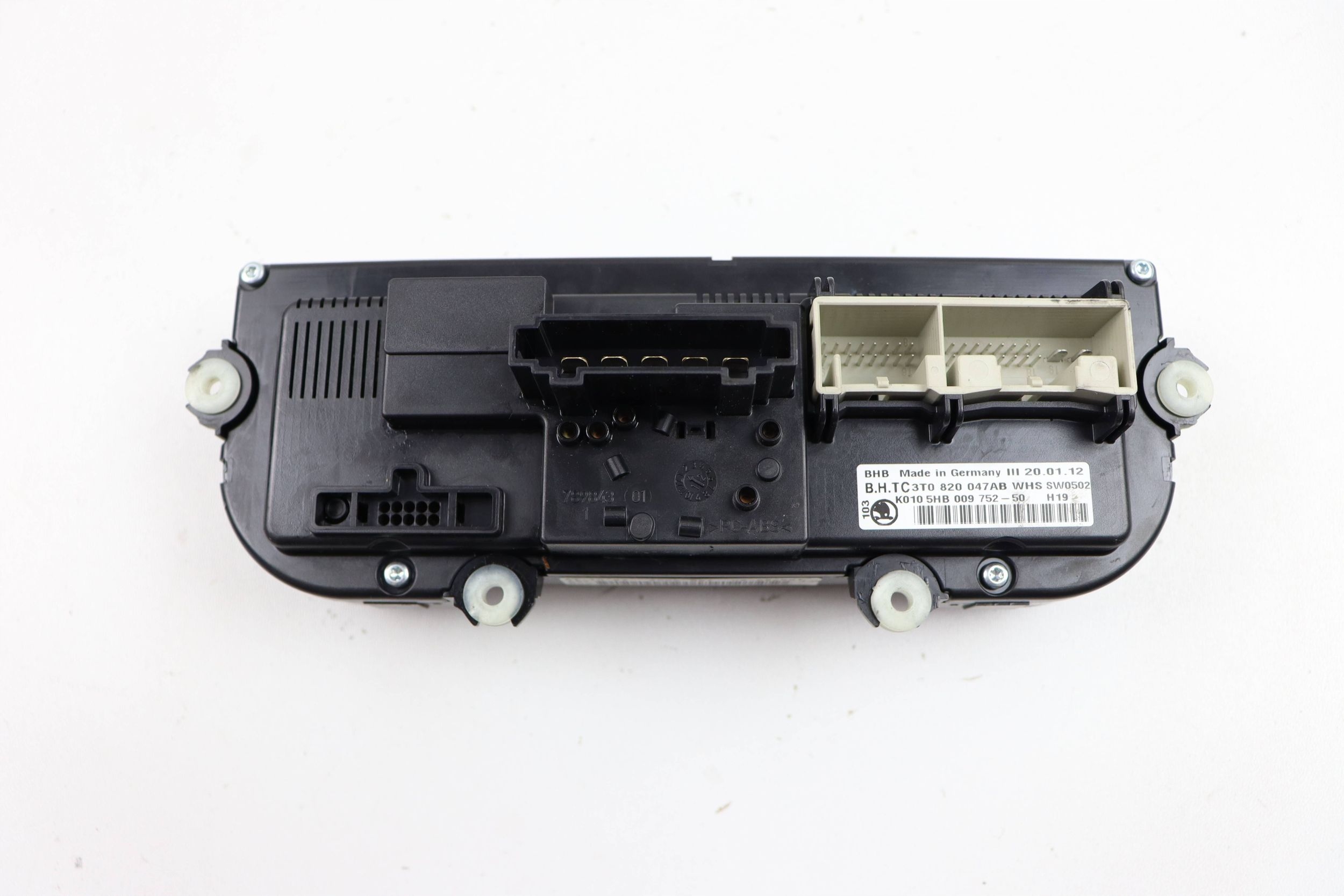 SKODA OCTAVIA II 2 LIFT Unite commande clima Bouches buses 3T0820047AB