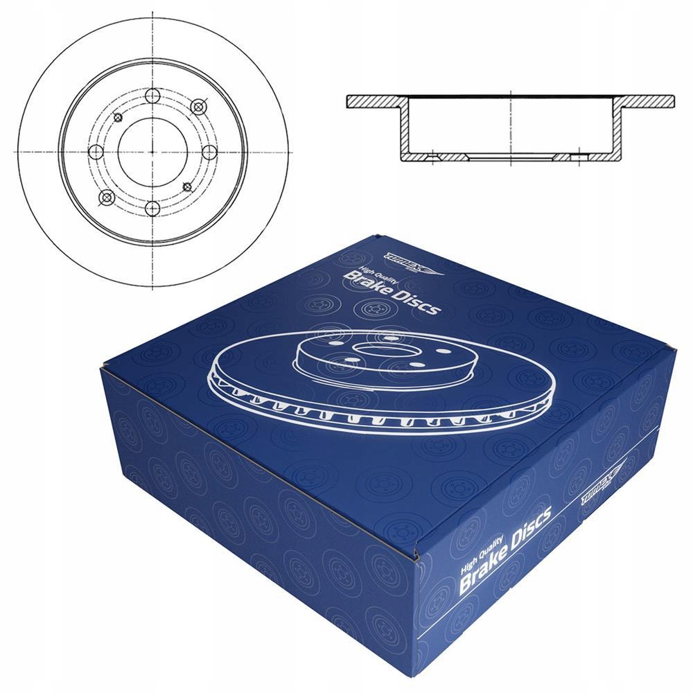Kotouče Kotouče Tomex Brakes Tx 72-32 zadní náprava