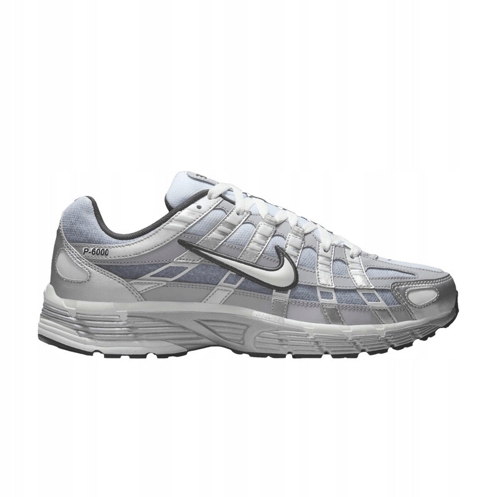 Nike P-6000 Metallic Silver Summit White-Wolf Grey