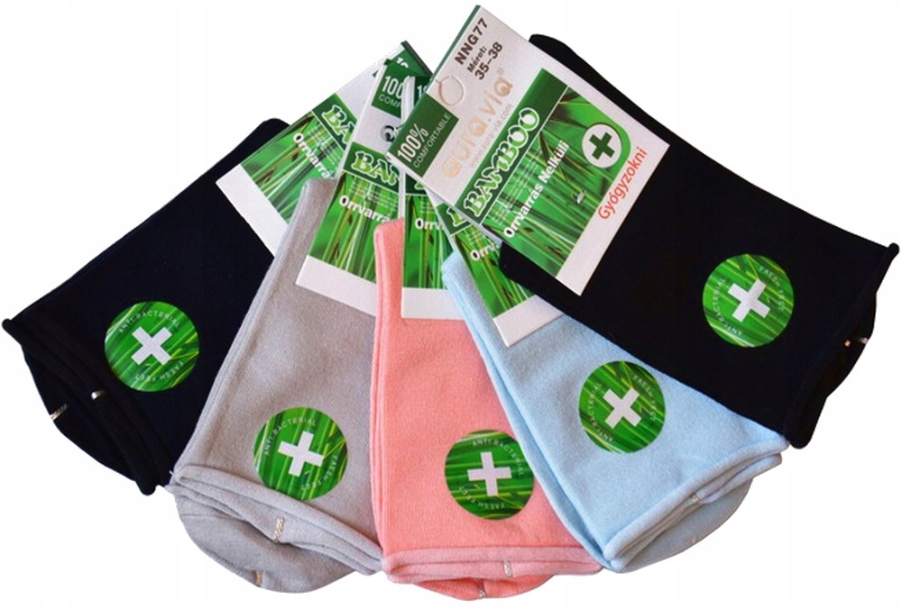

5x Skarpety Bambusowe 35-38 bezuciskowe Damskie ap