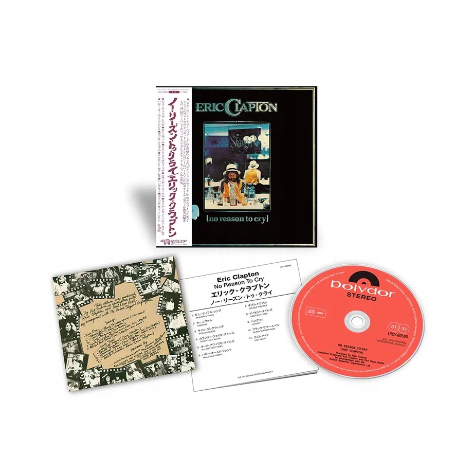 Eric Clapton – No Reason To Cry (Paper Sleeve, Japan Shm-cd)