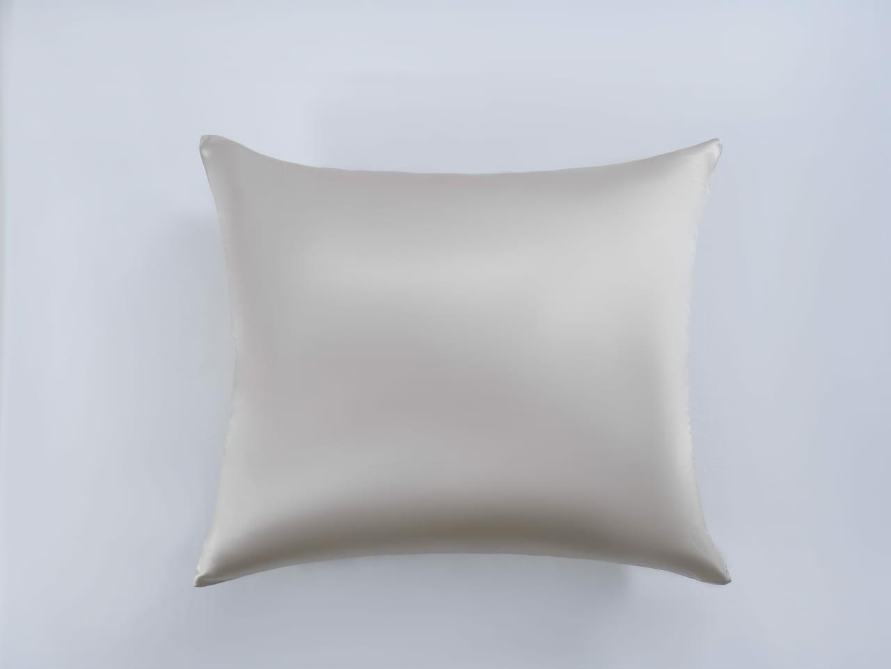 Hedvábný povlak 50x60 béžový, jednobarevný Premium
