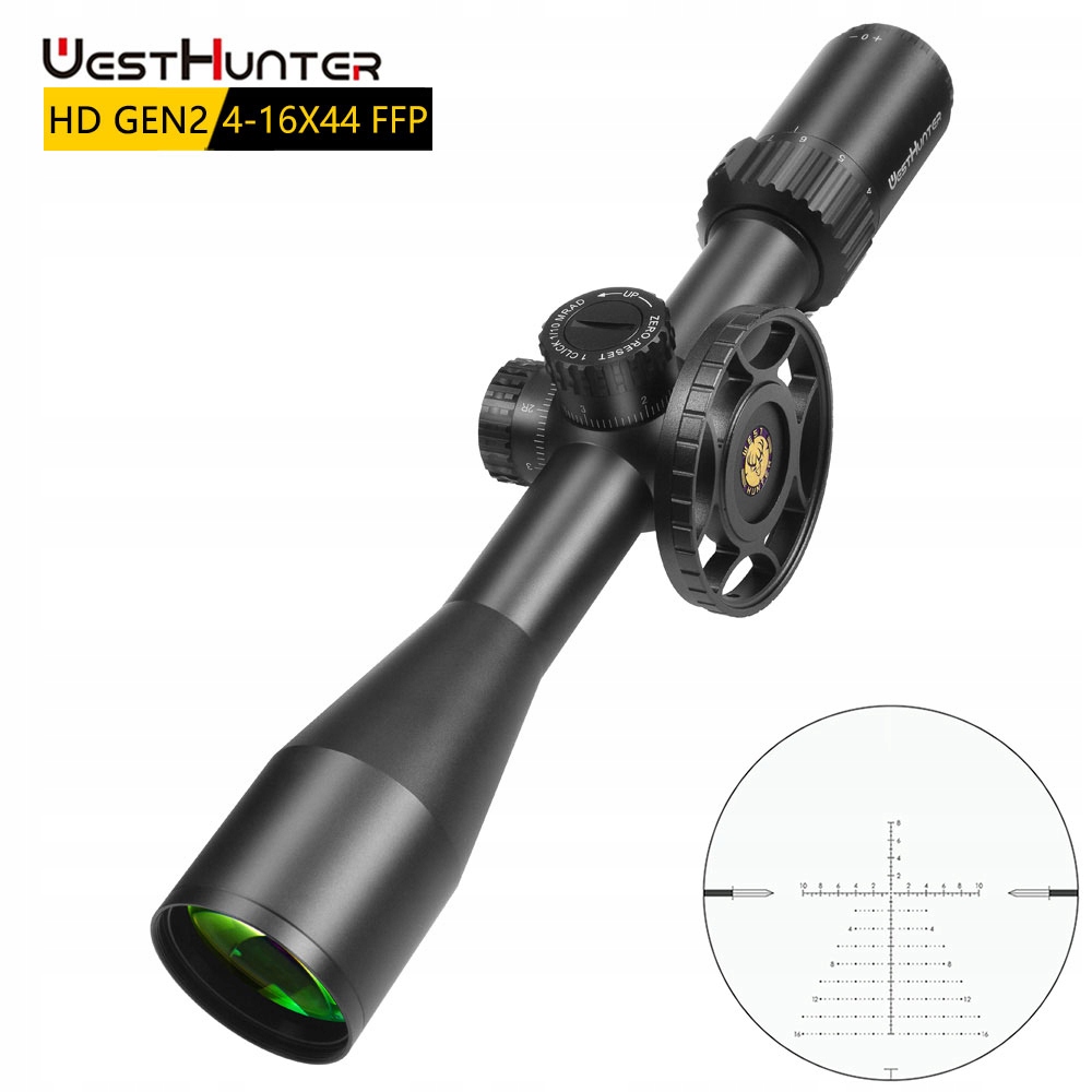 WestHunter Hd Gen2 4-16X44 Ffp Wytrawione szkło Luneta myśliwska Ffp