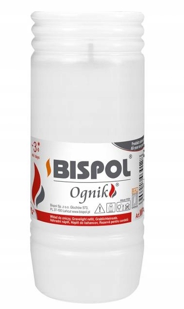 

Bispol, Ognik WP3, Wkład parafinowy, 1 sztuka