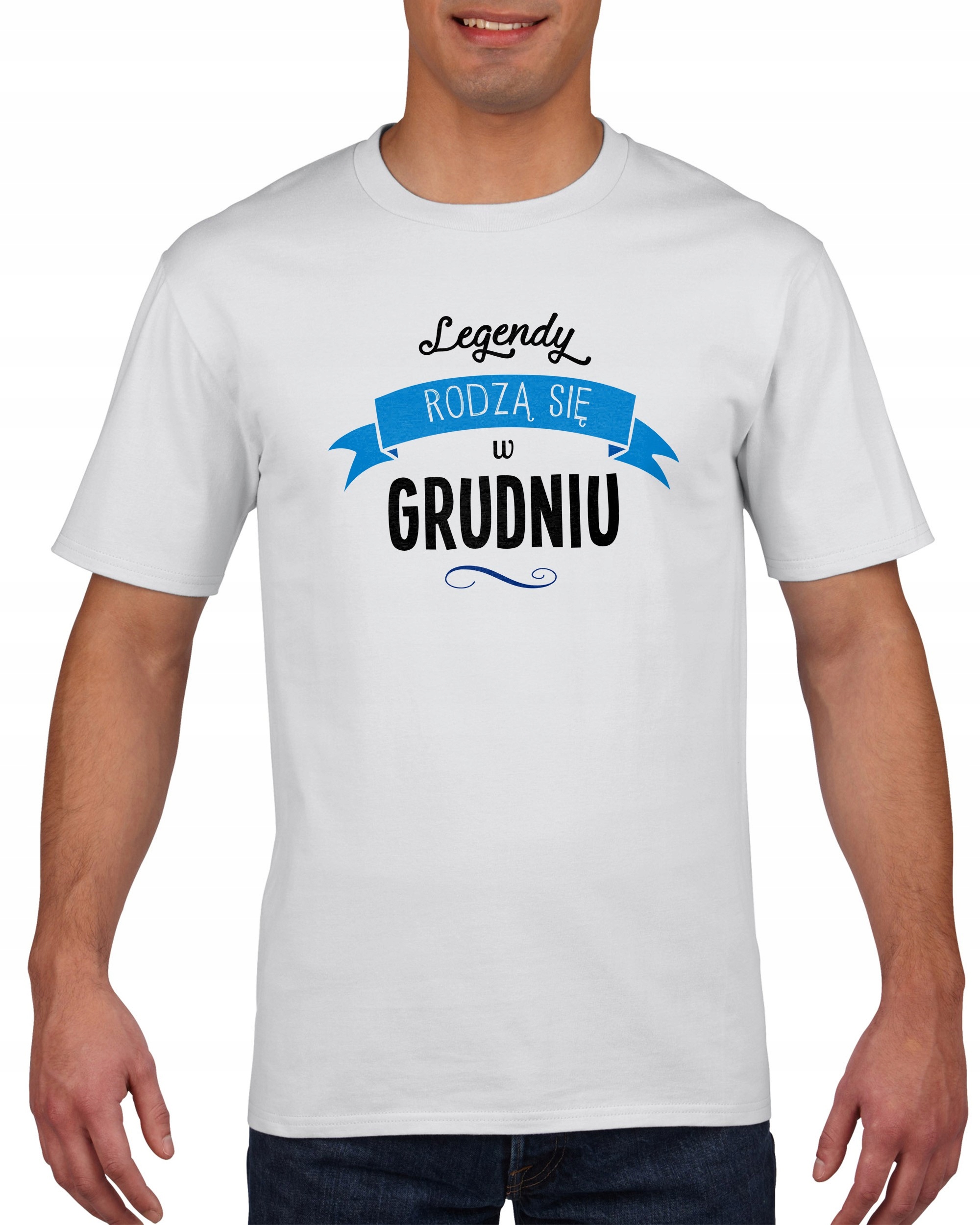 

Koszulka męska Legendy rodzą się w grudniu L
