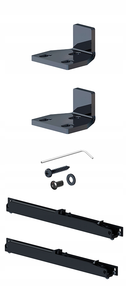 2x Spowalniacz loft do drzwi przesuwnych domykacz