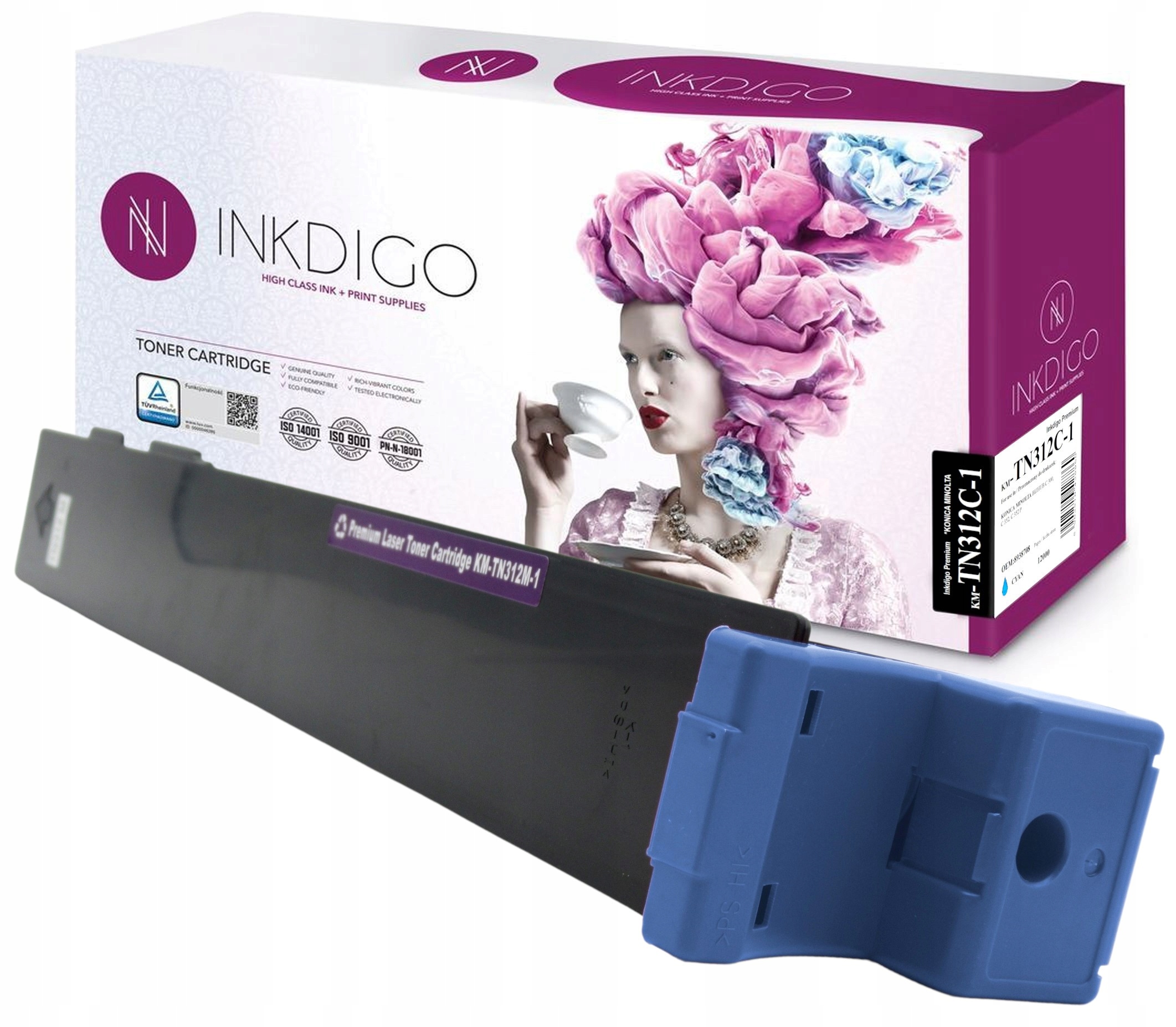 

Toner do Konica Minolta Bizhub C300 C352 TN-312C