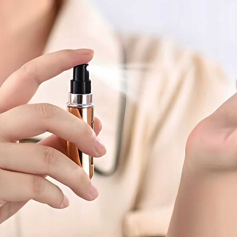 4SZT PODRÓŻNE BUTELKI Z ROZPYLACZEM DO PERFUMY KOLOROWY ATOMIZERY DOZOWNIK Rodzaj flakon z atomizerem