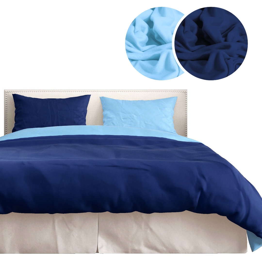 Povlečení Fleecové 160x200+1x50x70 dvoubarevné z Fleecu Teplá Podzim Zima