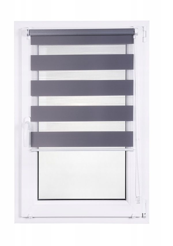 Roleta Dzień Noc na wymiar z napinaczem 38x150 cm Długość 150 cm