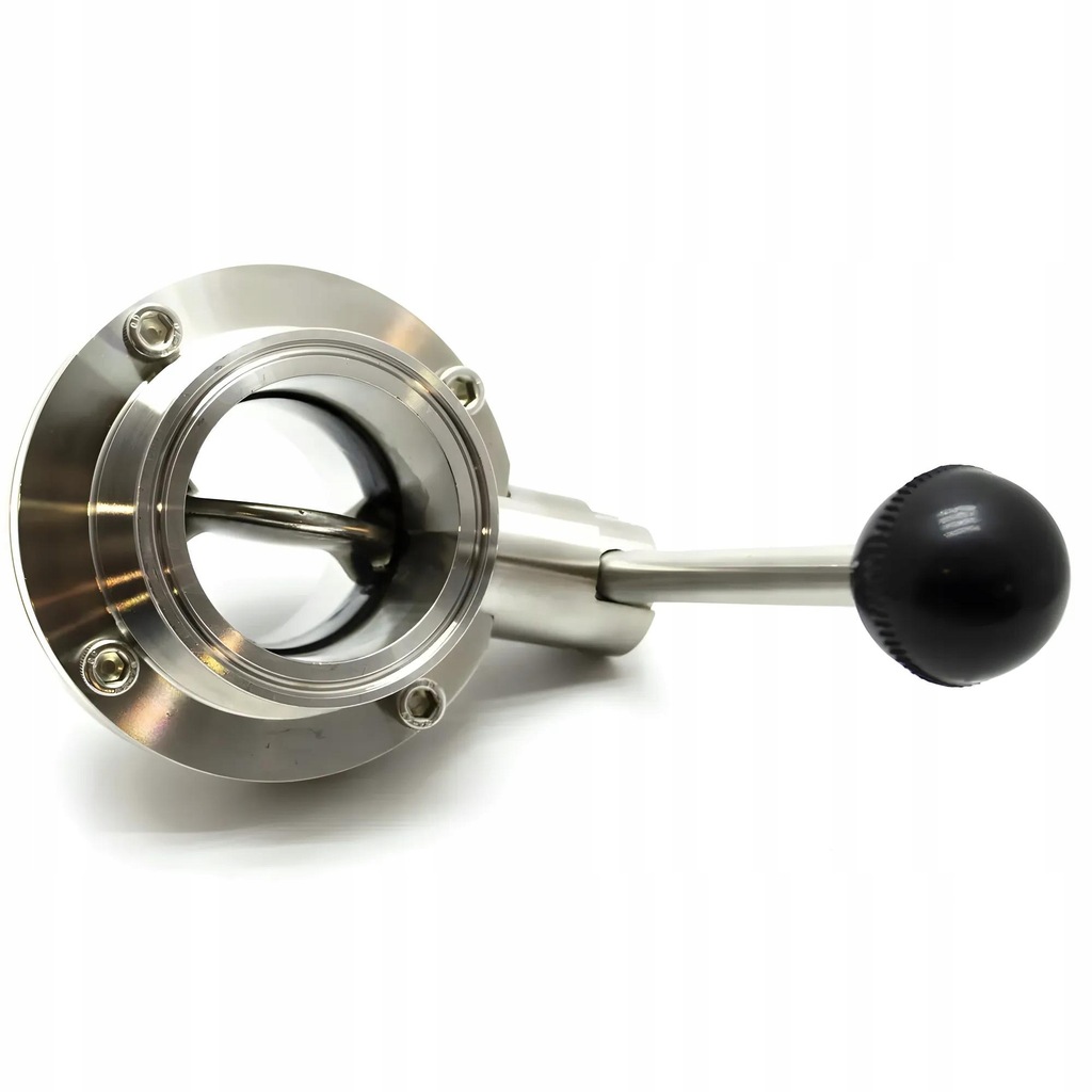 Motýlkový ventil z nerezové oceli 2" Tri-Clamp (tc) DN50 48 mm