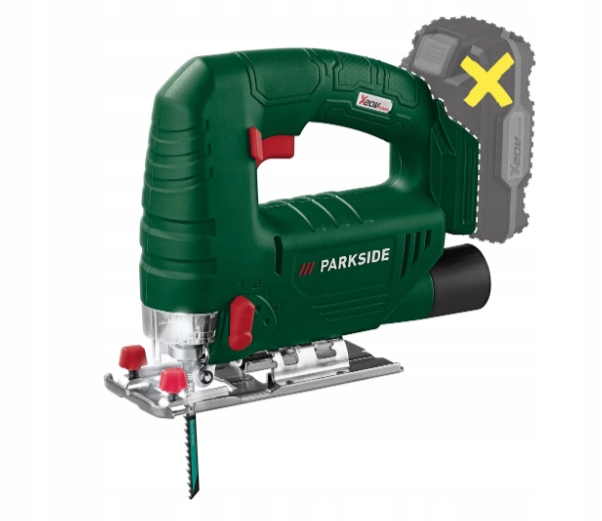 Akumulatorowa wyrzynarka 20 V, Parkside Psta 20-Li A1