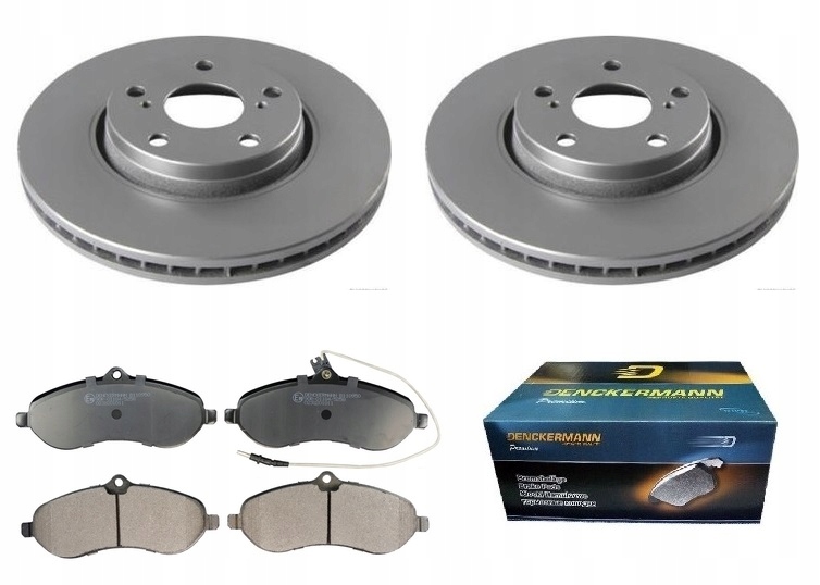 Kotouče Kostky Jumpy Expert Scudo 2007- Přední 304 mm