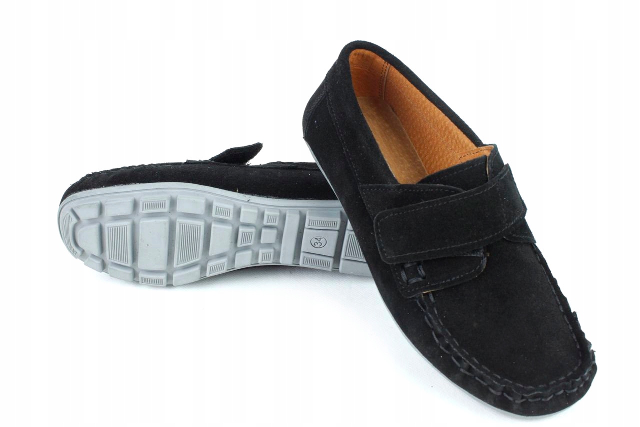 PÓŁBUTY KOMUNIA MOKASYNY 32 CZARNE TIM 020