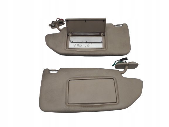 VOLVO V70 2 II 00-07 DASZKI OSŁONY PRZECIWSŁONECZNE SŁONECZNIKI KOMPLET