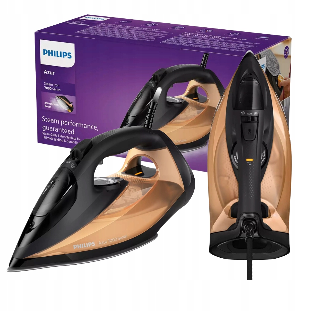 Żelazko Philips Azur 7000 DST7040/80 2800W Para Steamglide Elite