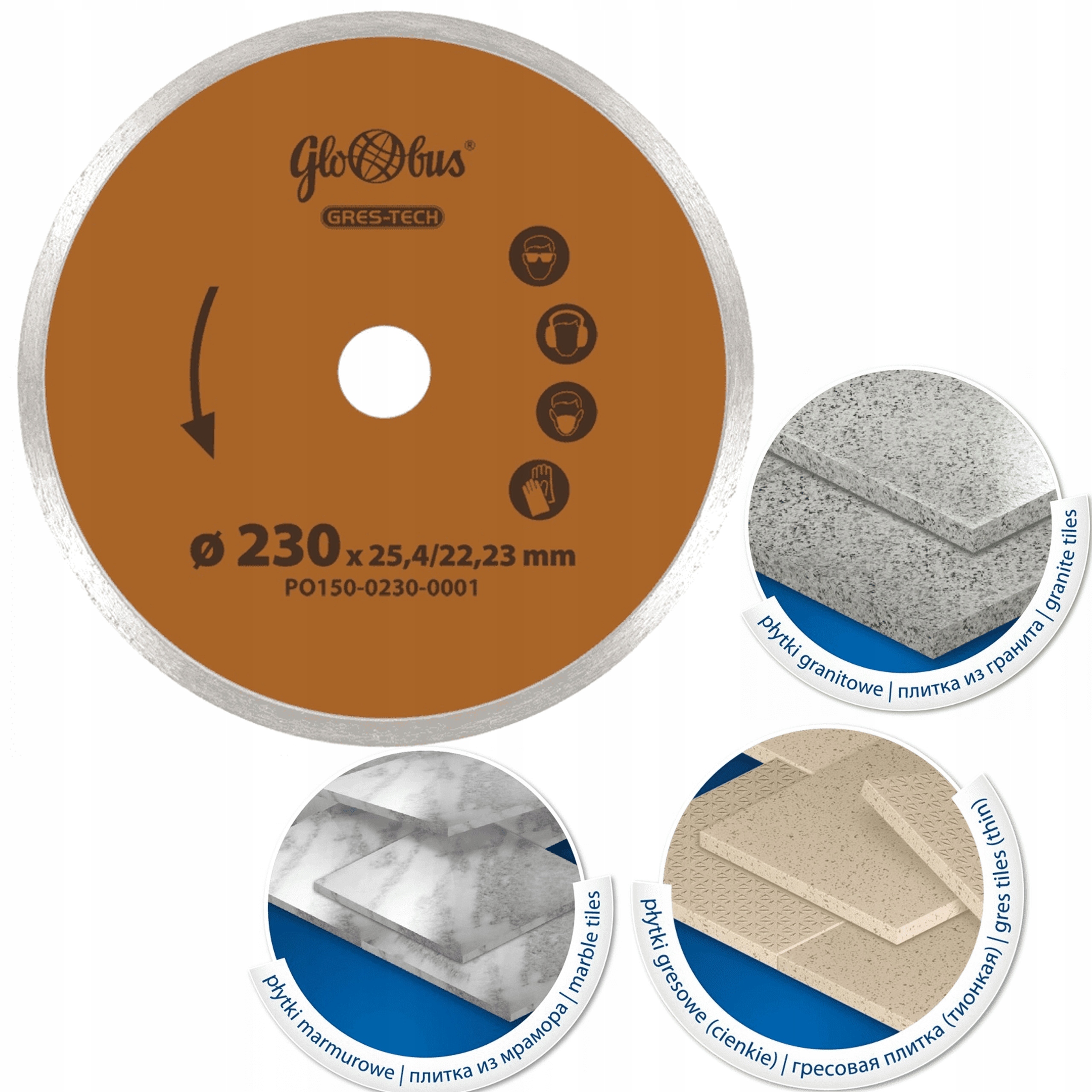 

Tarcza Diamentowa 180 Cięcia Gresu Marmuru Kamieni