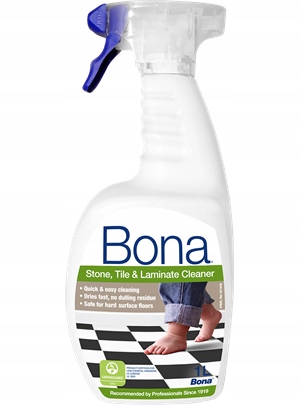 BONA ŚRODEK DO CZYSZCZENIA PŁYTEK PANELI PODŁÓG WINYLOWYCH - SPRAY - 1L