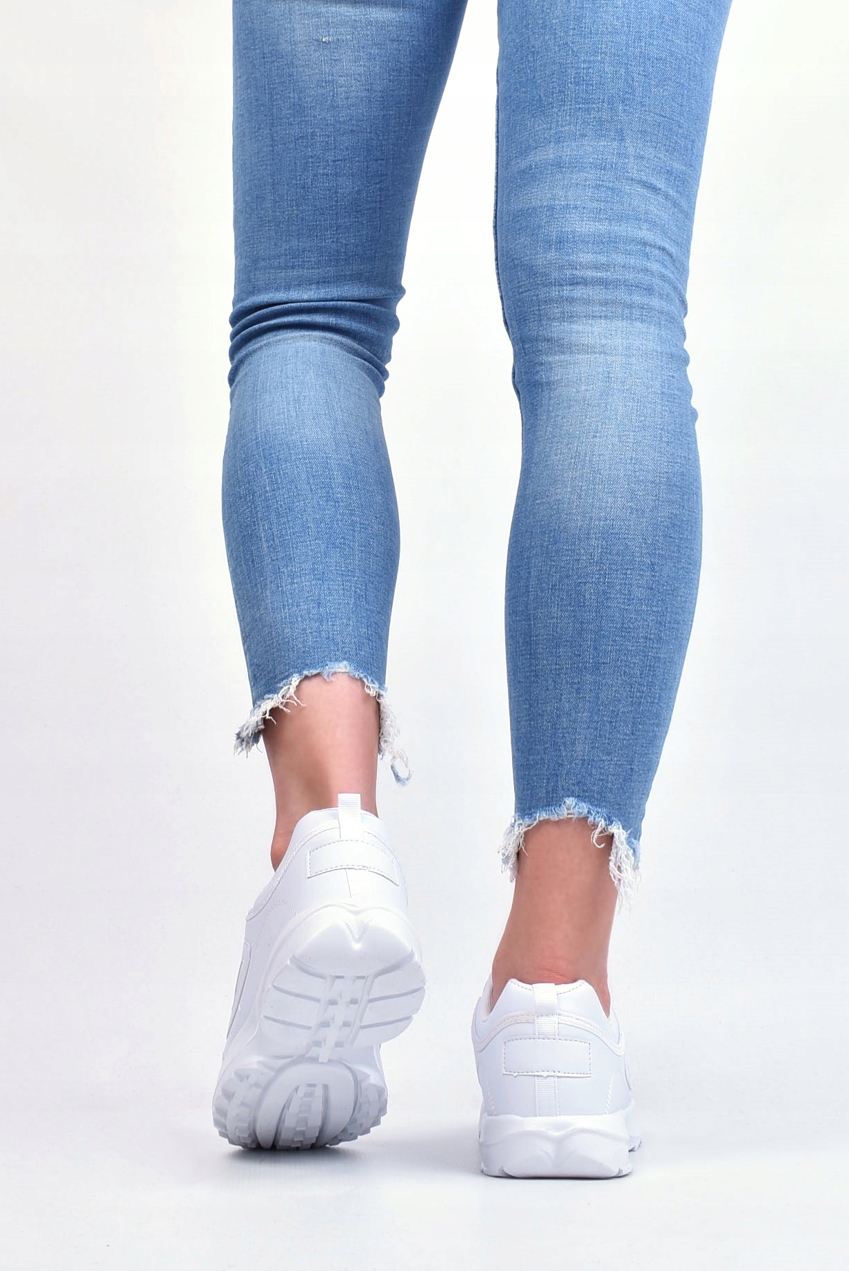 SNEAKERSY DAMSKIE FIL BUTY SPORTOWE LEKKIE NA WIOSNE Marka bez marki