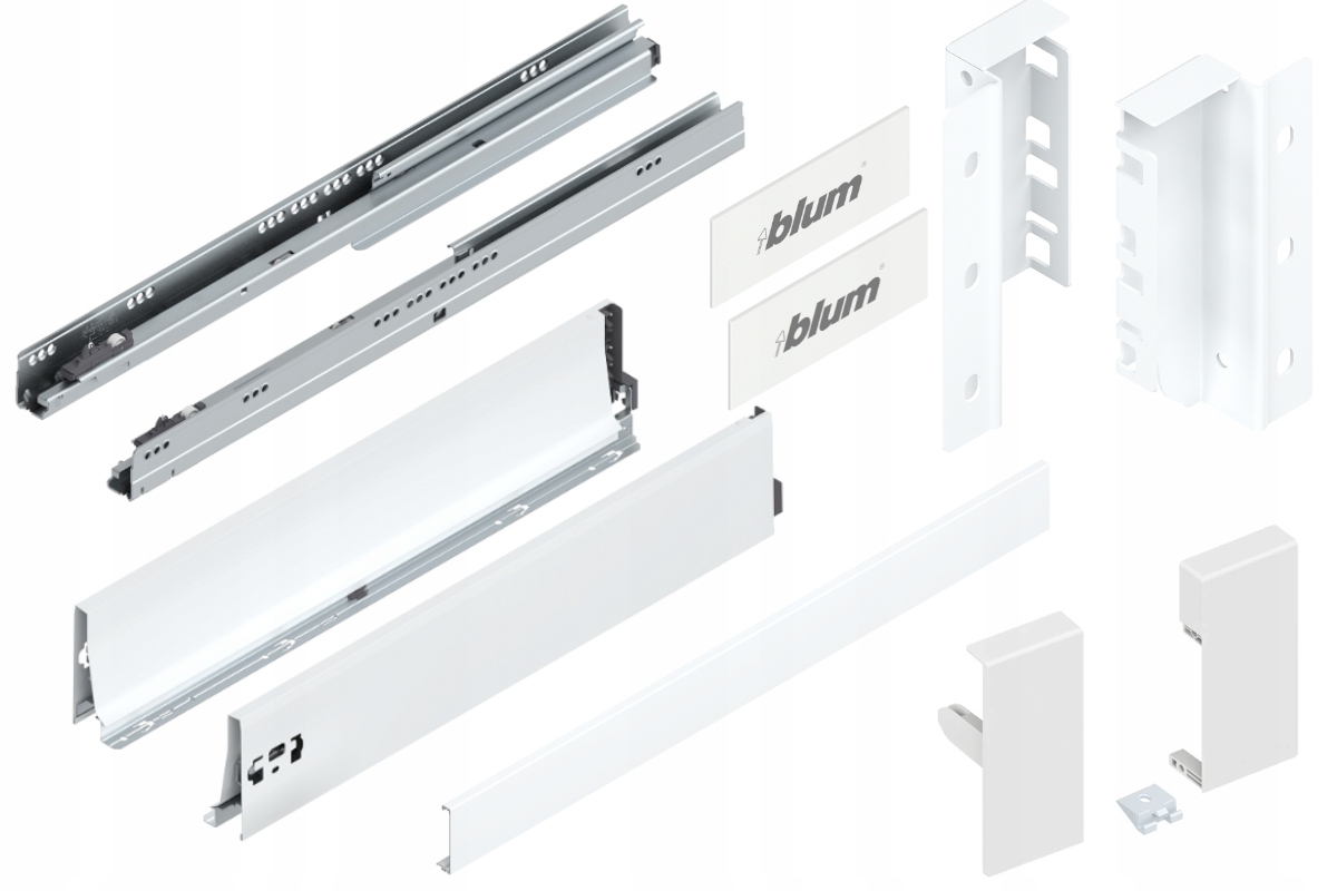 Blum Tandembox 650 Šuplík , Vnitřní střední, K, Bílá