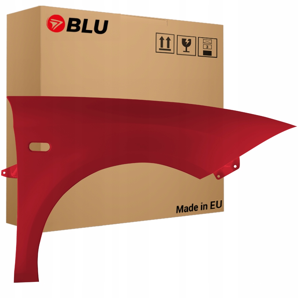 Blu Blatník Seat Leon II 2 1P1 LS3X pravý červený 05-12 přední RojoRumbi