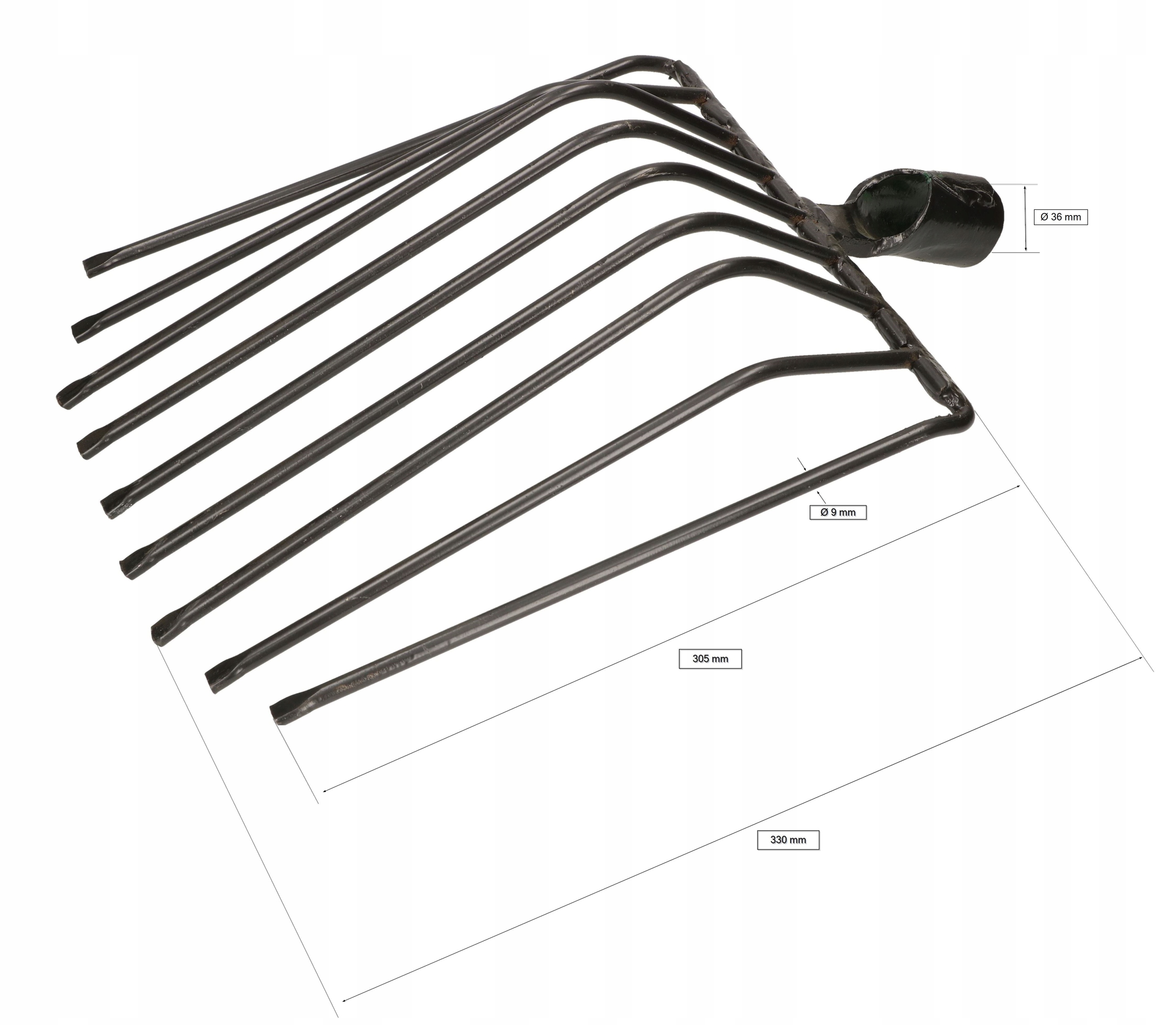 WIDŁY 9 ZĘBNE BURAKÓW ZIEMNIAKÓW KAMIENIA GABLE EAN (GTIN) 5907465940443