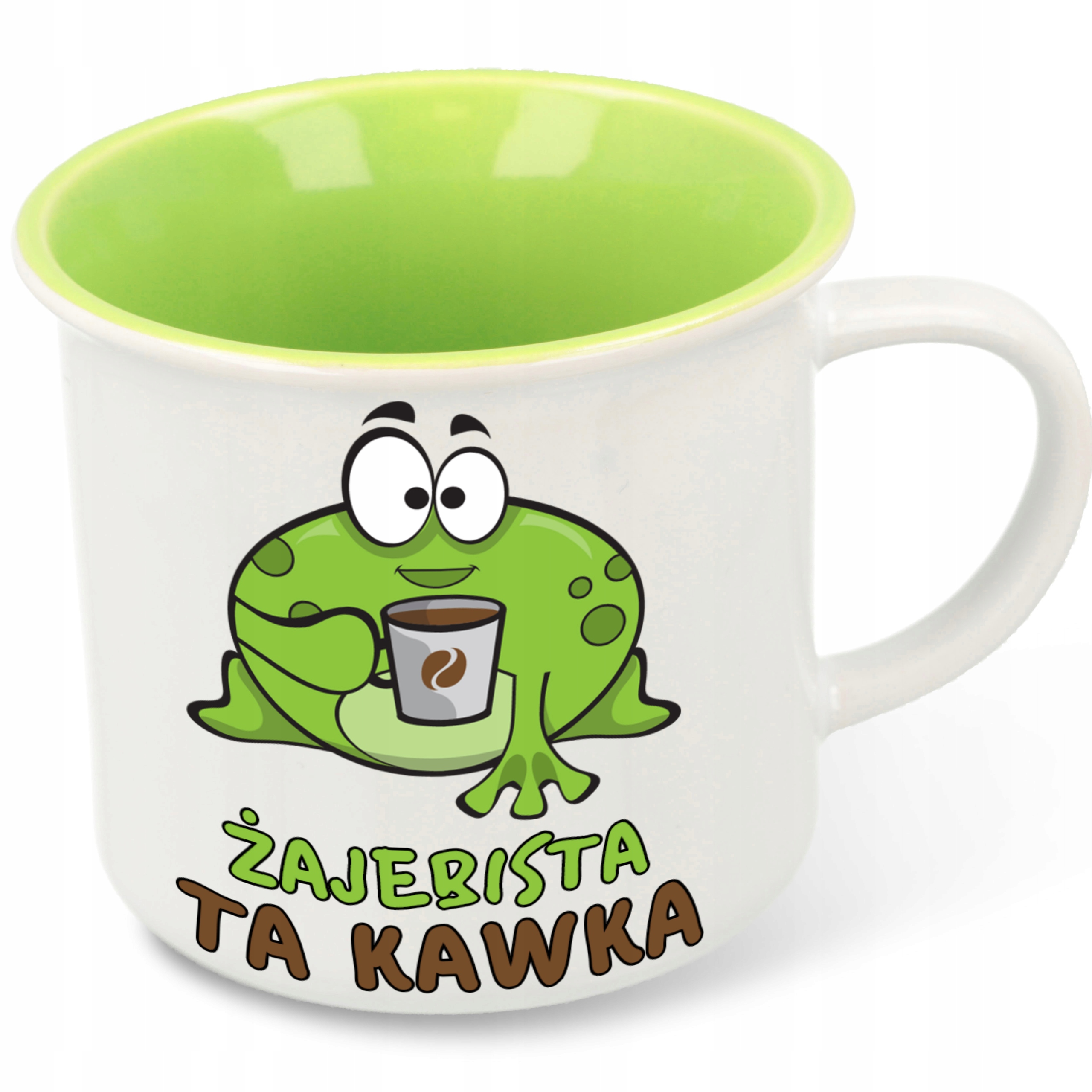 

Kubek Retro Porcelanowy Żaba