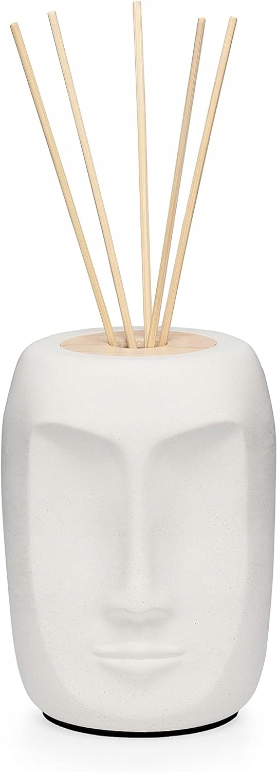 PAŁECZKI ZAPACHOWE DYFUZOR ELEGANCKI DESIGN CZARNA TWARZ BIAŁA SANTAL Rodzaj dyfuzor z patyczkiem