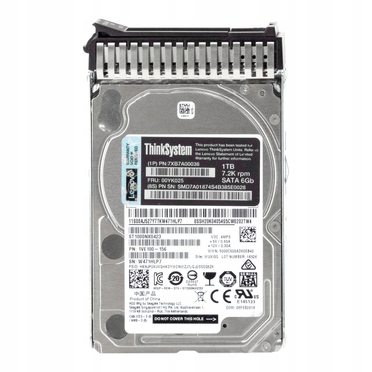 Lenovo 00YK025 1TB 7.2K 128MB Sata III 2.5'' ST1000NX0423