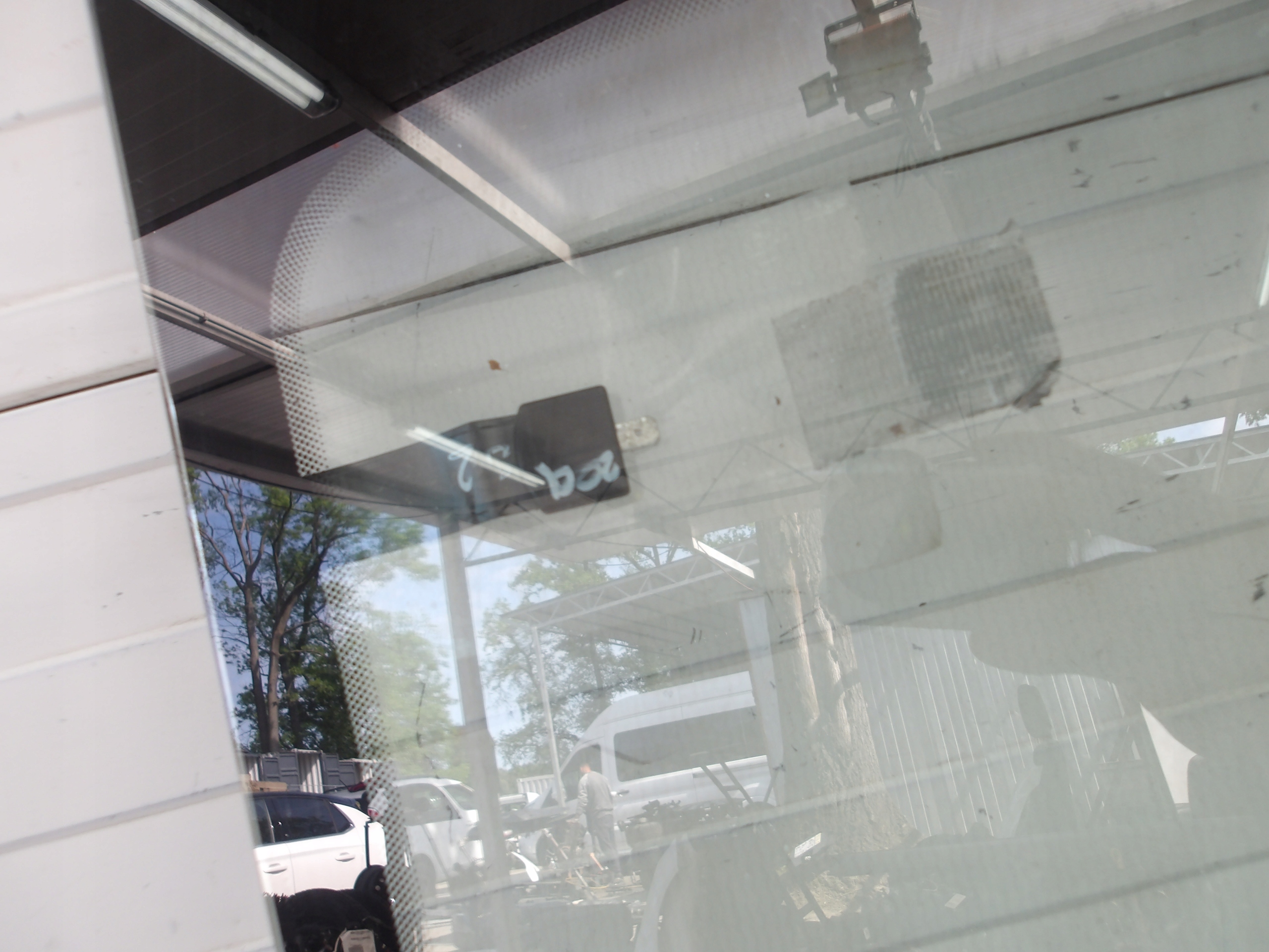 TRANSIT MK8 window iron new KAM+SEN+GRZAN 118cm