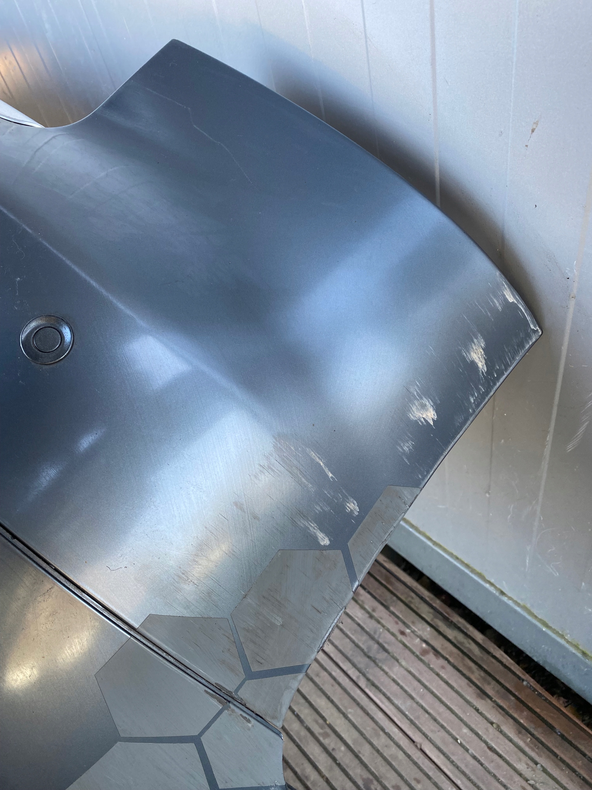 AUDI A4 B6 sedan complete bumper rear part PDC LX7Z