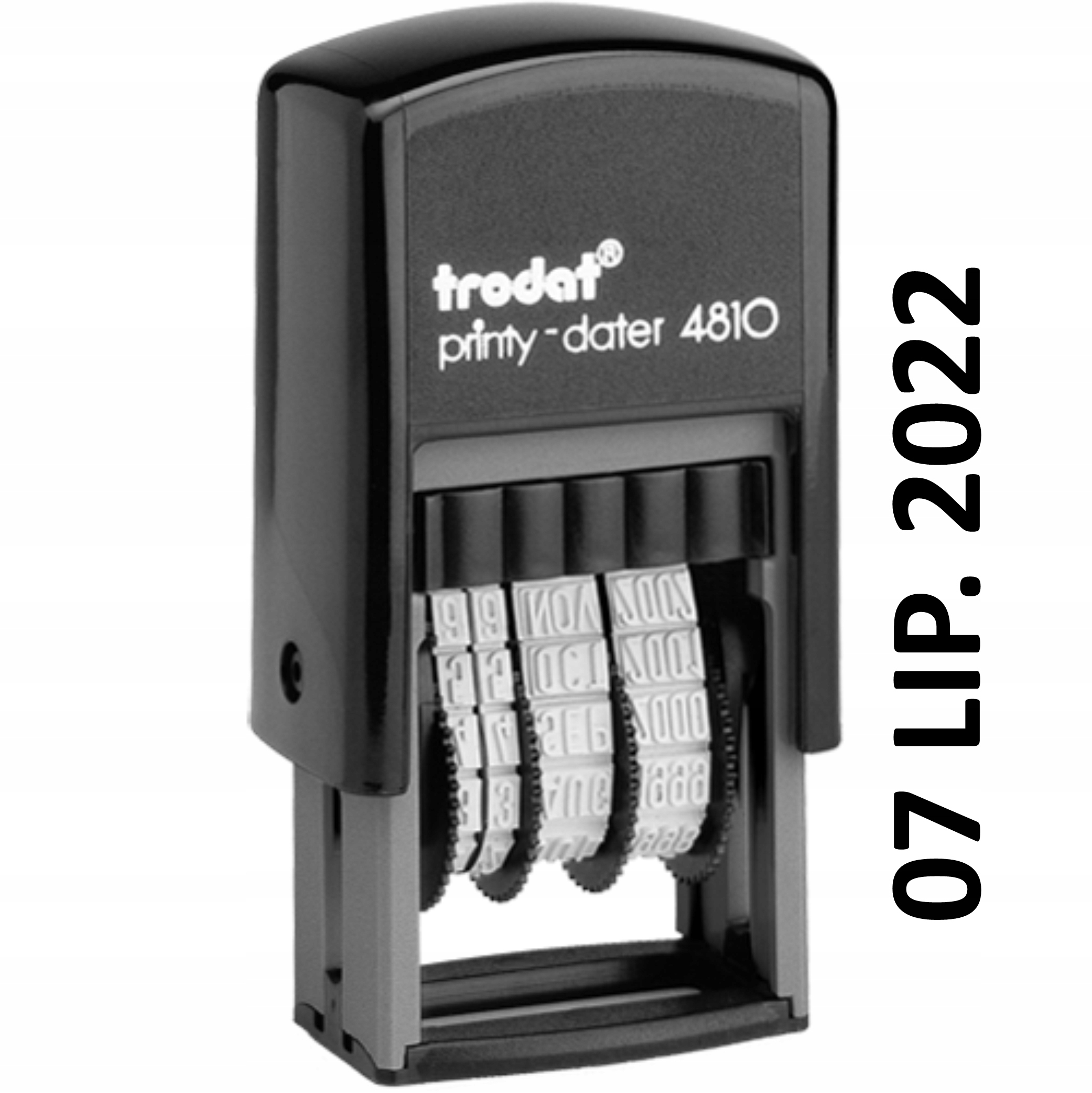 Datownik Trodat 4810 POL czarny DD MIESIĄC RRRR