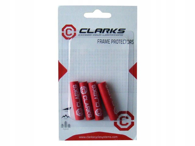Osłona na pancerz Clark's FPX4 40 mm 4 szt Czerwone Gumowe