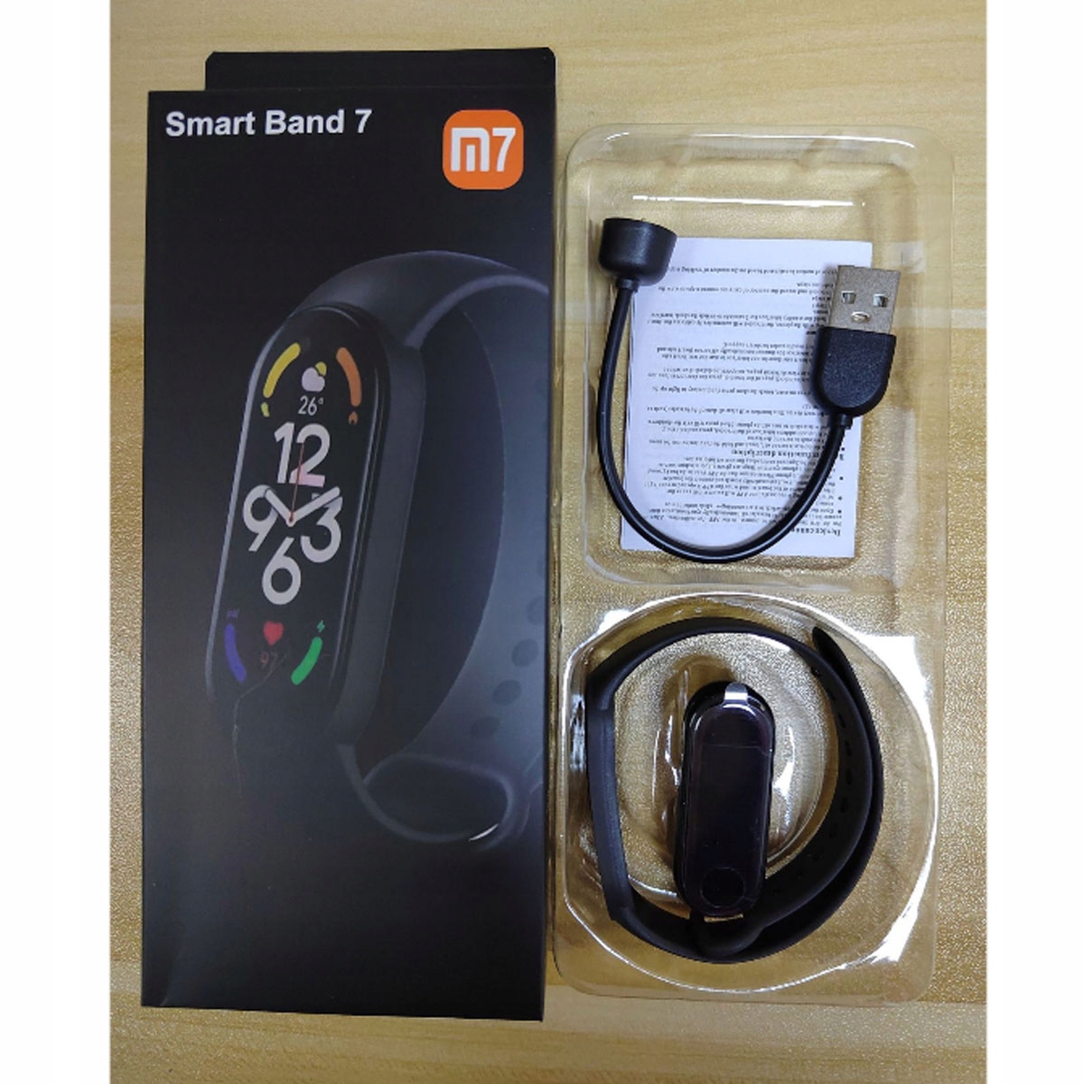 SMARTWATCH SMARTBAND ZEGAREK OPASKA SPORTOWA M7 APLIKACJE PL KROKOMIERZ Marka bez marki